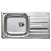 Zlewozmywak Deante  1-Komorowy Xylo z ociekaczem 43,5 x 78Cm stalowy Zex 0113 5907650842408