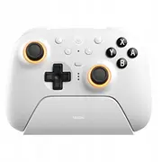 8Bitdo Ultimate 2 Bezvadu Bluetooth spēļu kontrolieris, Pc/Switch, white  Ret00519 6922621507079