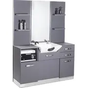 Activeshop Gabbiano friziera konsoles galds ar izlietni B085 grey  5906717415265