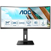 Aoc 86,0Cm 34  Cu34P2A 2109 2XhdmiDpUsb Curved 208833005252 4038986118224