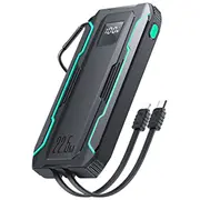 Ārējais akumulators Joyroom  Powerbank Jr-L017 10000Mah, 22.5W, with Lightning Usb-C cable Black 6956116797164