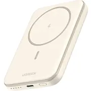 Ārējais akumulators Ugreen Magnetic Power Bank 10000Mah 25208 20W, bezvadu Beige  6941876222087