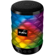 Bezvadu skaļrunis Sven  Speaker Ps-55, black 5W, Tws, Bluetooth, Fm, Usb, microSD, 600MaH 6438162021146