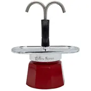 Bialetti Espressokocher Set Mini Express Magritte  2 Espressobecher 1406 8006363030458