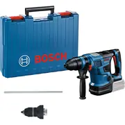 Bosch Powertools Akku-Bohrhammer Gbh 18V-34 Cf Professional solo Blau/Black, Bluetooth Modul, ohne Akku und Ladegerät, im Koffer  0611914001 3165140996020