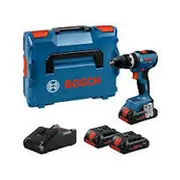 Akumulatora triecienurbjmašīna-skrūvgriezis Bosch Powertools Gsb 18V-65 Professional, 18 Volt Blue, 2X Li-Ion akumulators Procore18V 4,0Ah, L-Boxx  06019N3306 4053423321159