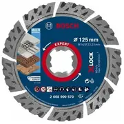 Bosch X-Lock Multimat 125X22.23X2.4X12 - 2608900670 Expert Range slīpēšanas disks  4059952540054
