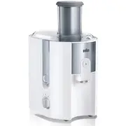 Braun Houshold Identitycollection Entsafter J 500 Weiß/Edelstahl, 900 Watt, Saftbehälter 1,25 Liter  0X22511003 8021098773111