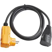 Brennenstuhl Schutzadapterleitung  Fi Ip44 2M Black 1160370 4007123111732 85444290