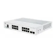 Cisco slēdzis Cbs250-16T-2G, 16Xgbe Rj45, 2Xsfp, bez ventilatora - Refresh  Cbs250-16T-2G-Eu-Rf 889728493901