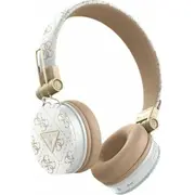 Austiņas Guess Bluetooth Enc Gubh70E4Ptmh uz auss White 4G Triangle Round Shape  3666339328993