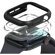 Citas preces Ringke  Slim 2-Pack Case for Apple Watch 10 46Mm - Clear and Matte Black 8800274964020