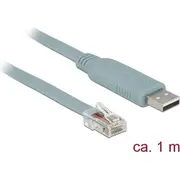 Delock Adapter Usb2.0/A St  Seriell Rs232 Rj45 1.0M Gray 63911 4043619639113 84718000