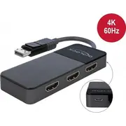 Delock Displayport 1.4 Splitter 1 x zu 3 Hdmi Mst  87770 4043619877706
