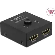 Delock Hdmi 2 - 1 Umschalter bidirektional 4K 60 Hz kompakt  64072 4043619640720 84718000