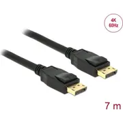 Delock Kabel Dp 1.2 - St/St 7.0M Black 4K 60Hz  84860 4043619848607 85444290