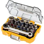 Dewalt skrūvgriežu uzgaļu un atslēgas komplekts Dt71516, 24 daļas Ar kvalitatīvu atslēgu  Dt71516-Qz 5035048098646