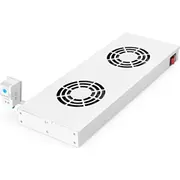 Digitus Gaisa kondicionētājs 483Mm 2 ventilatori Grey Dn-19 Fan-2-Ho  4016032174240