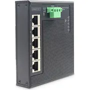 Digitus Switch Ind. 5-Port  Gigabit Flat Unmanaged schwar Dn-651126 4016032462835 85176200