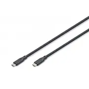Digitus Usb 4.0 Kabel Typ C -C Silikon St/St 20Gbps 2M schw.  Ak-300344-020-S 4016032496113 85444290
