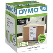 Dymo Labelwriter Original Versandetiketten für Lw 4Xl 104X159Mm, 1 Rolle mit 220 Etiketten Permanent klebend, S0904980  3501170904985