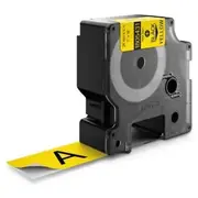 Dymo Rhino Vinylband 1805431 24 mm, Black auf gelb  0071701059871