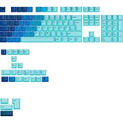 Glorious Gpbt Gradient taustiņu vāciņi, Iso izkārtojums De, Pbt, krāsošanas sublimācija - Ocean  Glo-Kb-Acc-Kc-Gpbt-Gr-Ocn-De 840408302944