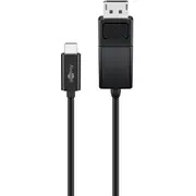 Goobay Usb Adapterkabel, Usb-C Stecker  Displayport Black, 1,2 Meter, 4K 60Hz 79295 4040849792953
