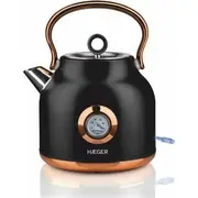 Haeger Ek-22B.024A Art Deco Elektriskā tējkanna ar termometru 1.7L 2200W  5608475016523
