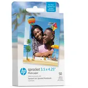 Hp Photo Paper 3.5X4.25 do Sprocket 3X4 50 szt.  Sb8410 843812162265 Af-A-Hp-0011