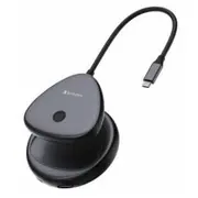 Usb-C bezvadu adapteris ar Usb Verbatim koncentratoru Wda02 Share My Screen 4K 32147, Black, kabeļa garums 15Cm  32147 023942321477