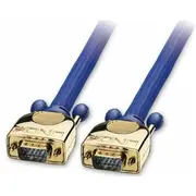 Kabelis Lindy D-Sub Vga - 30M Blue 37751  4002888377515