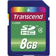 Atmiņas karte Transcend Sdhc 8 Gb Class 4 Ts8Gsdhc4  0760557818540