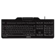Klaviatūra Cherry Kc 1000 Sc Usb klaviatūra Azerty franču Black  Jk-A0100Fr-2 4025112084607