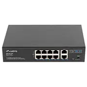 Lanberg switch 8X 100Mb Poe/2X 1Gb niezarządzalny rack 10/19 120W  Rsfe-8P-2Ge-120 5901969428803 Net-Wrpn-Lbg-011