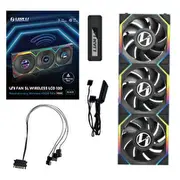 Lian Li Uni Fan Sl Wireless Lcd Lüfter, Argb, Pwm, 3Er-Pack inkl. Controller - 120 mm, Black  Luli-099 4718466016812 12Sllcd1W3B