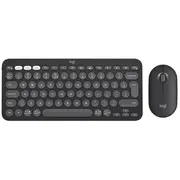Logitech 920-012239 keyboard Mouse included Universal Rf Wireless  Bluetooth Qwerty Us International Graphite 5099206115606