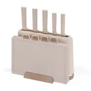 Nazņu komplekts Maestro Mr-1412-Beige ar turētāju  Griezšanas dēļu Beige 4897144673599 Agdmeonoz0009