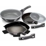 Berlinger Haus pannas komplekts 20, 24, 28 cm 5 gab.  Bh-7048 5999108428258