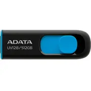 Adata Uv128 512 Gb Black/Blau, Usb-A 3.2 Gen 1  Auv128-512G-Rbe 4711085942326