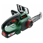 Bosch Powertools Akku-Kettensäge Universalchain 18, 18Volt Grün/Black, Li-Ionen Akku 2,5Ah, Power For All Alliance  06008B8000 3165140925631