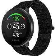Sporta pulkstenis Polar Unite Black M-L ar HookLoop siksniņu  Blk 0725882063195