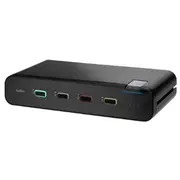 Slēdzis Belkin Linksys 4P Dual Head Dp/Hdmi Uz Dp/Hdmi/Video Sec Dt Kvm No Cac Pp4.0  F1Dn204Kvm-Unn4 745883800971