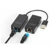 Przedłużacz/Extender Usb 2.0 Highspeed po skrętce Cat.5E/6 Utp, do 50M  Da-70141 4016032365082 Akassku00000091