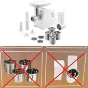 Sencor Smg 4410Wh Gaļas maļamā mašīna 1400W Bez rīves  Damage 9202318425310