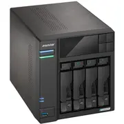 Serveris Asustor Lockerstor 4 Gen2 Nas galddators Intel Celeron N5105 Gb Ddr4 Adm Black  As6704T V2 4710474831746