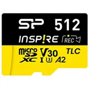 Silicon Power Inspire 512Gb Tlc R/W 170/150 Mb/S Ddr200 V30  Sp512Gbstxla2V1Nsp 4713436158332 85235110