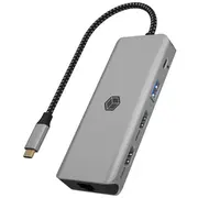 Stacja dokująca Ib-Dk4012-Cpd 9W1, 2X Hdmi, 4K60Hz, 3Xusb, 100W Pd,Lan, Czytnik kart  4250078173908 Ayicys000000046