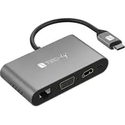 Techly Multiport dokstacija Usb-C Iadap Usb31-Dock3  106169 8051128106169
