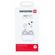 Swissten Tws Mini Pods Bluetooth Stereo Austiņas ar Mikrofonu  54200200 8595217478848